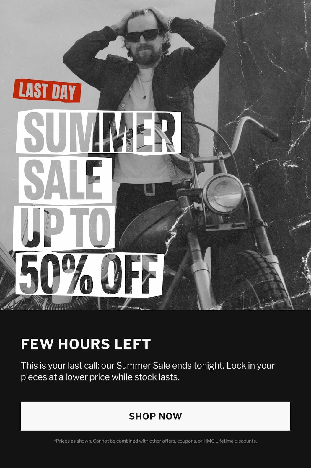 Last Call: Summer Sale | From 15% to 50% Off