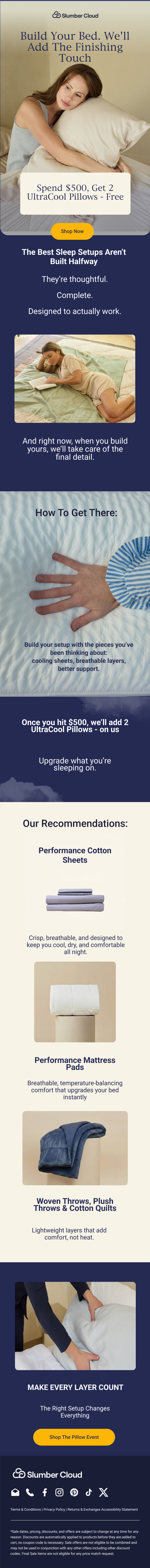Pillow Offer