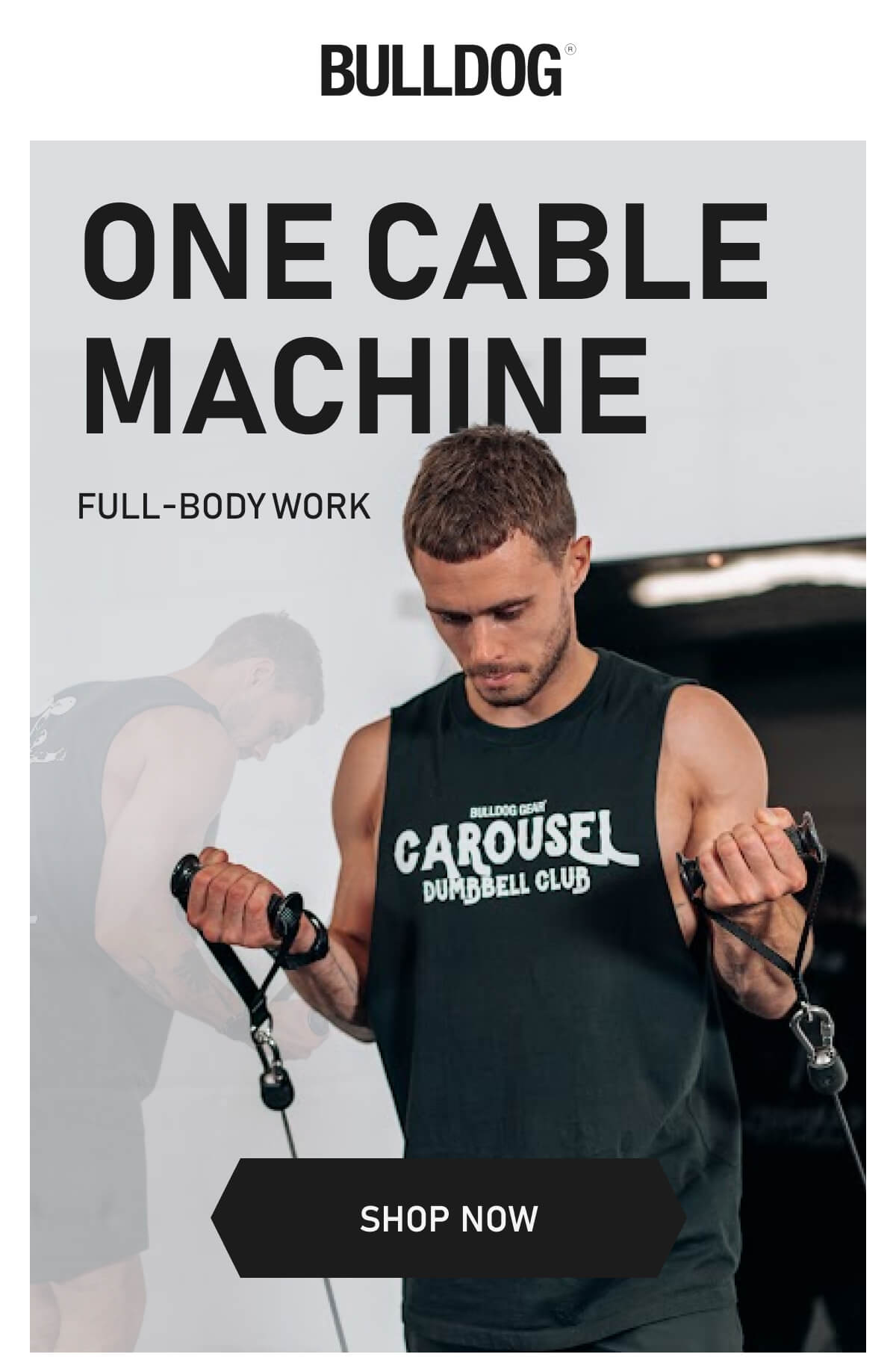 One Cable Machine Full-Body Work SHOP NOW