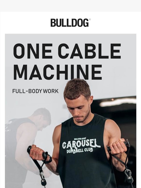 One machine. Full workout.