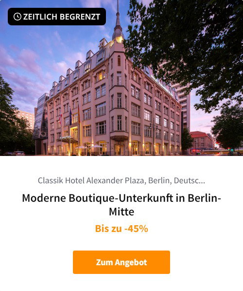 Moderne Boutique-Unterkunft in Berlin-Mitte