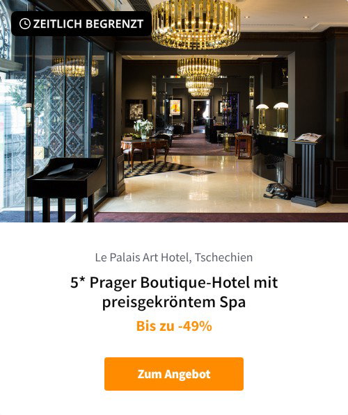 5* Prager Boutique-Hotel mit preisgekröntem Spa