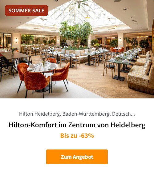 Hilton-Komfort im Zentrum von Heidelberg