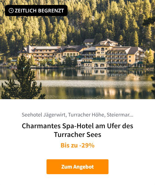 Charmantes Spa-Hotel am Ufer des Turracher Sees