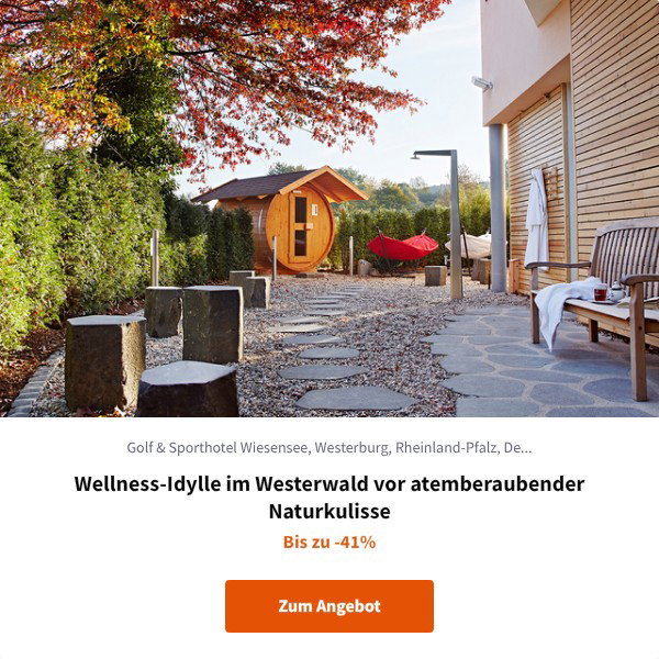 Wellness-Idylle im Westerwald vor atemberaubender Naturkulisse