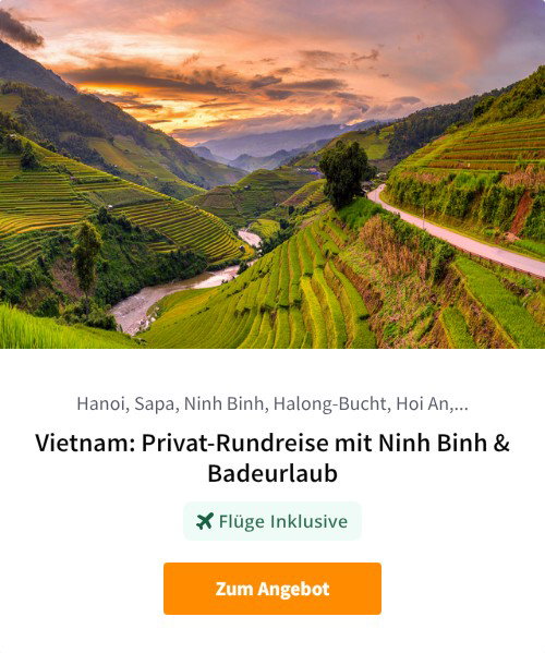 Vietnam: Privat-Rundreise mit Ninh Binh &amp; Badeurlaub