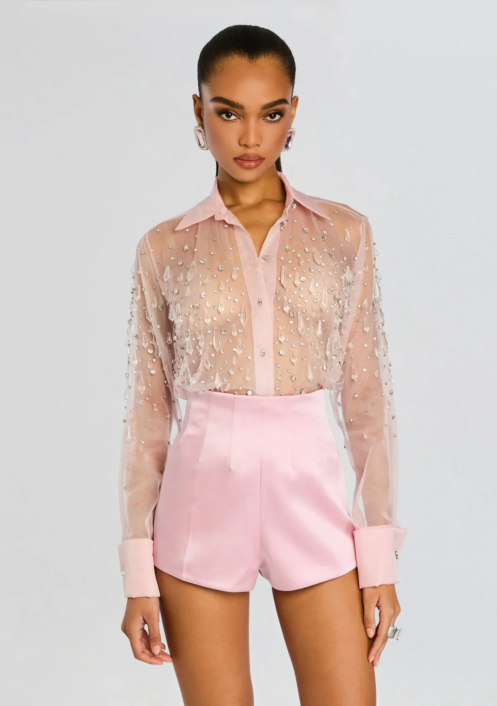 Image of Aubriella Embellished Shirt