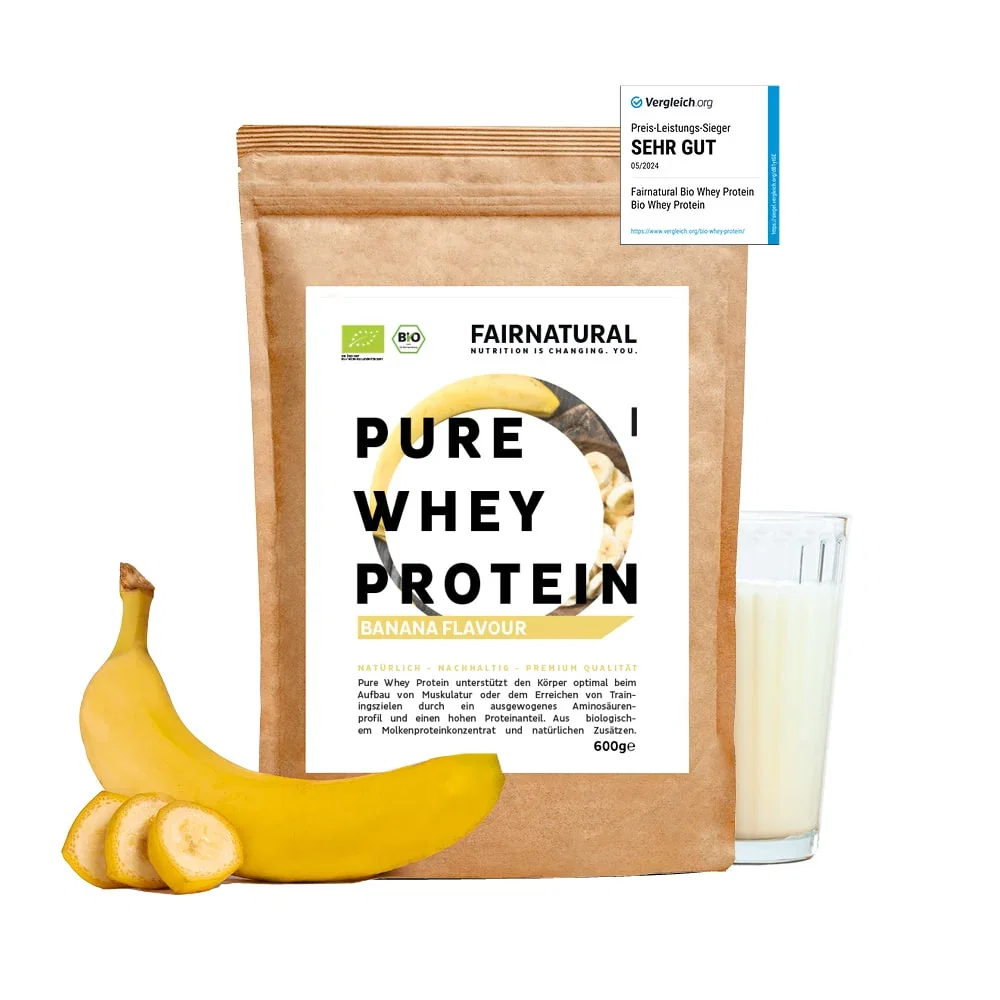 Image of Bio Whey Protein Pulver Banane