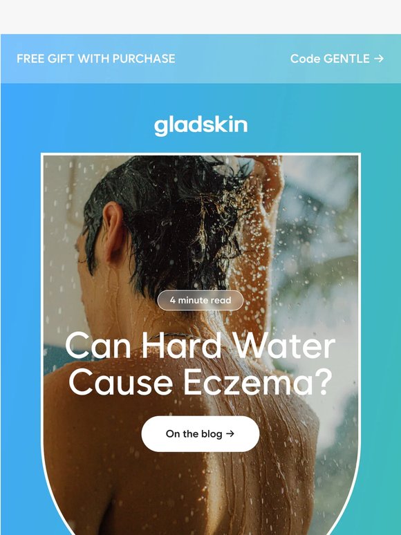 Can hard water cause eczema?