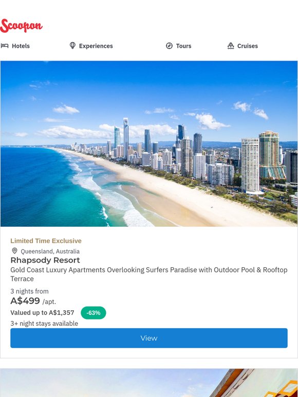 Gold Coast Glamour: Surfers Paradise Beachside Apartments w. Complimentary Parking