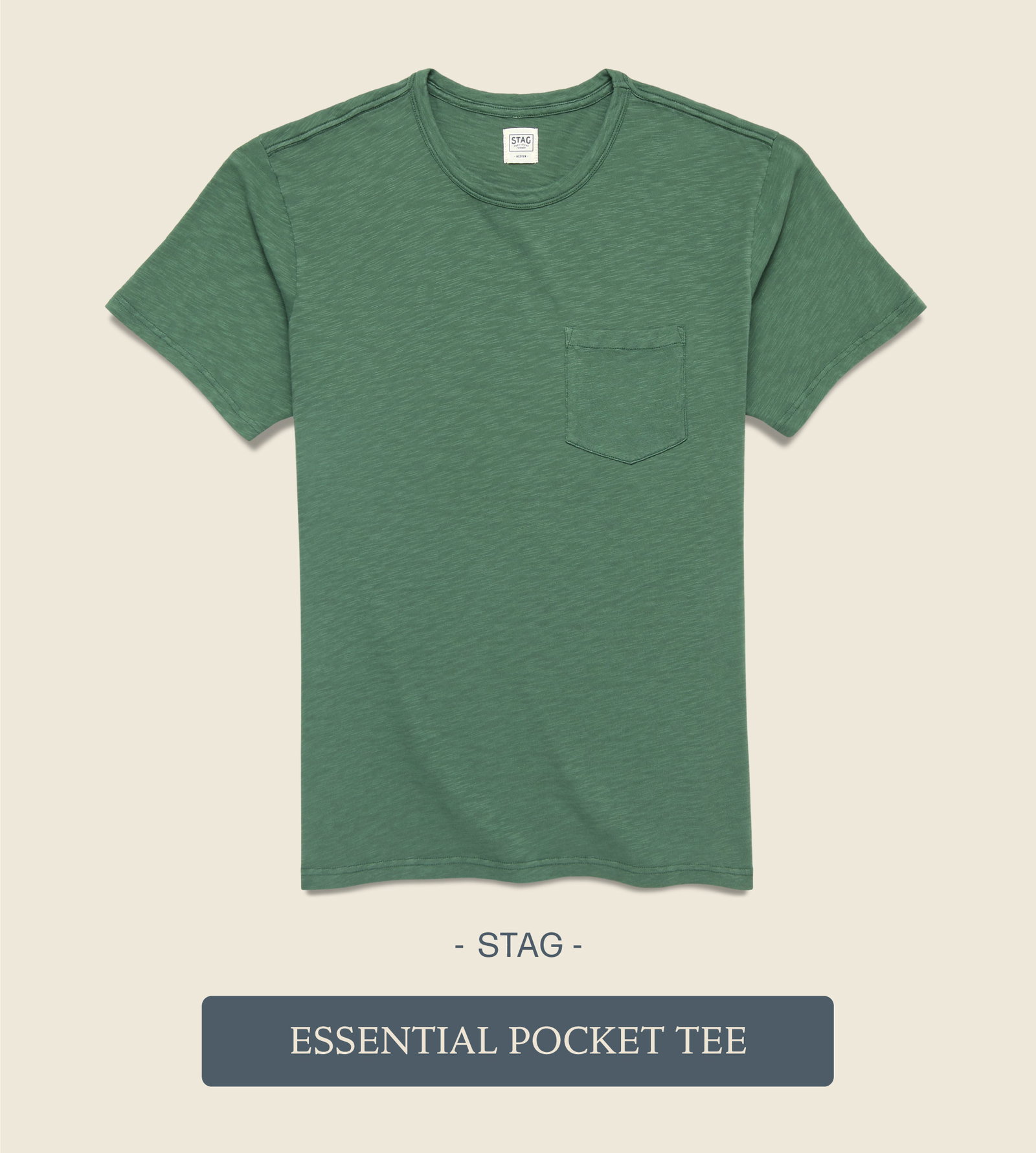 Stag Essential Pocket Tee