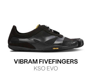 Vibram FiveFingers Men's KSO EVO Sneakers in Black