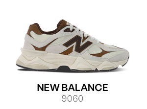 New Balance 9060 Sneakers in Chalk/Brown