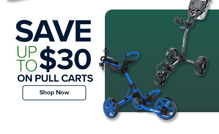Save up to $30 Off Pull Carts