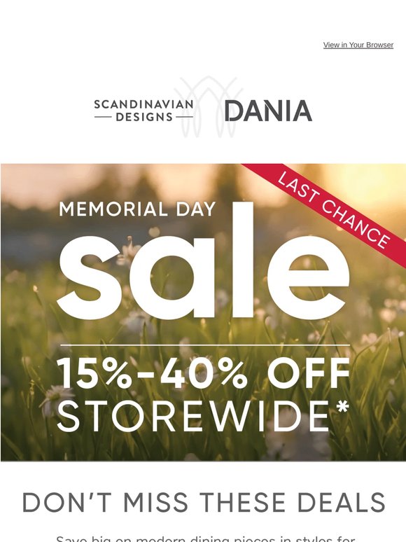 LAST CHANCE | Memorial Day Sale
