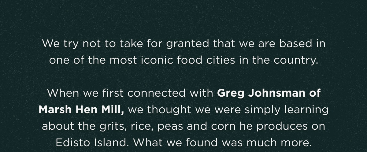 Our visit with Greg Johnsman of Marsh Hen Mill