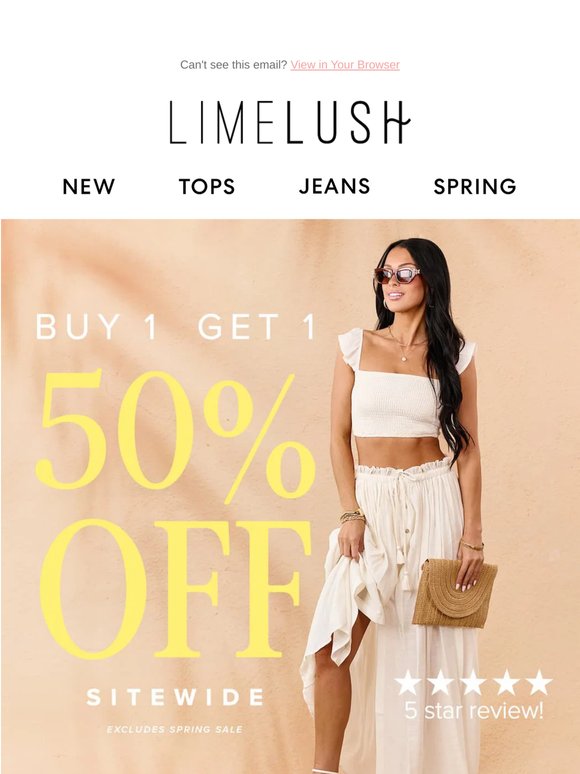 vacay 'fits + BOGO 50% off 🌴☀️