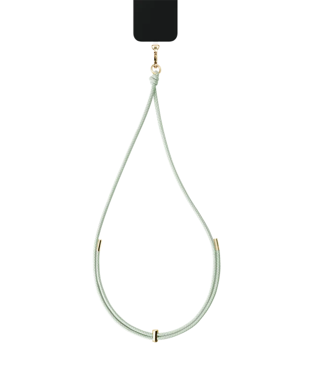 Cord Phone Strap Sage Green
