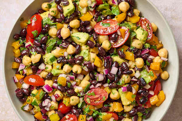 Chickpea and Black Bean Salad