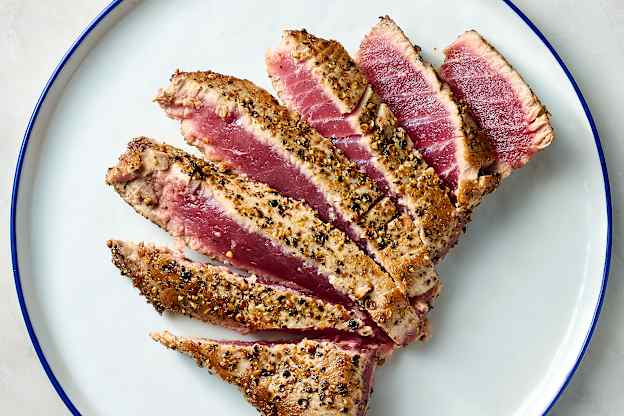 Perfectly Seared Ahi Tuna Steak