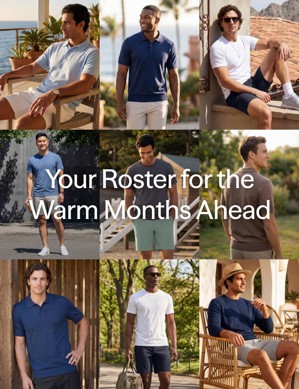 Your Roster for the Warm Months Ahead