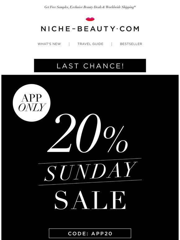 20% OFF – last chance…