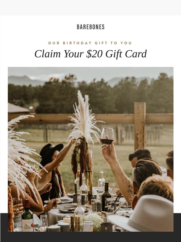 Hey —, here is $20 for your birthday