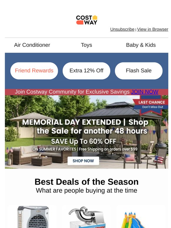 ☀️ 🇺🇸 EXTENDED: Memorial Day Deals Aren't Over Yet 🇺🇸 ☀️