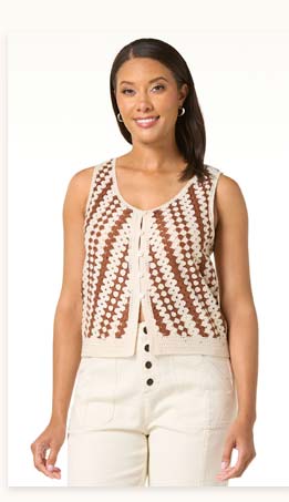 Shop Tortoise Crochet Vest
