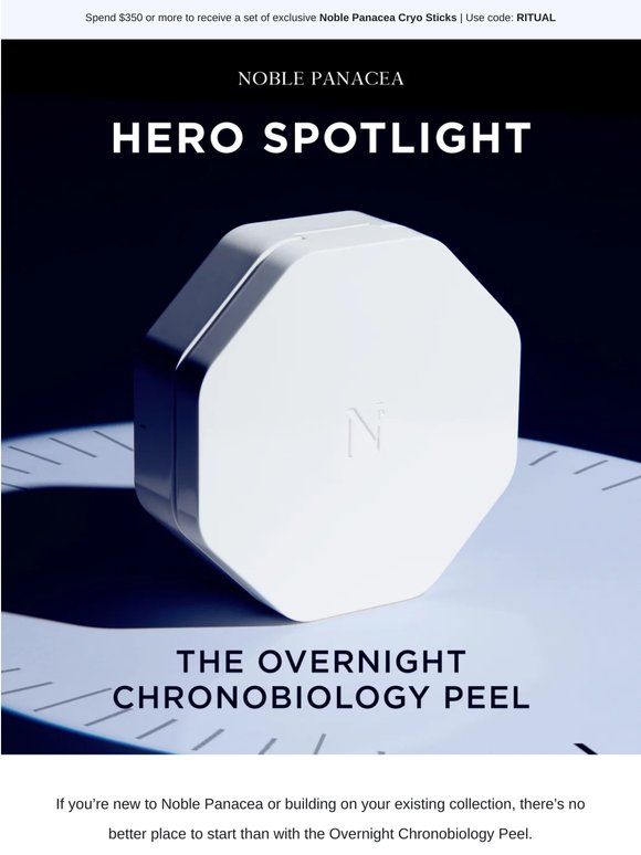 What makes the Overnight Chronobiology Peel so effective?