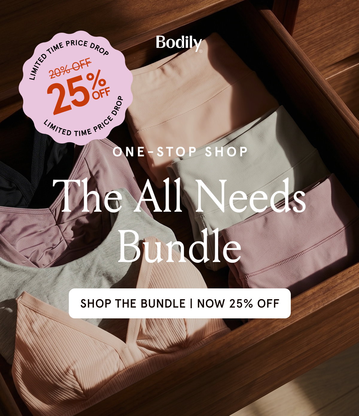 Limited time price drop | All Needs Bundle now 25% off!