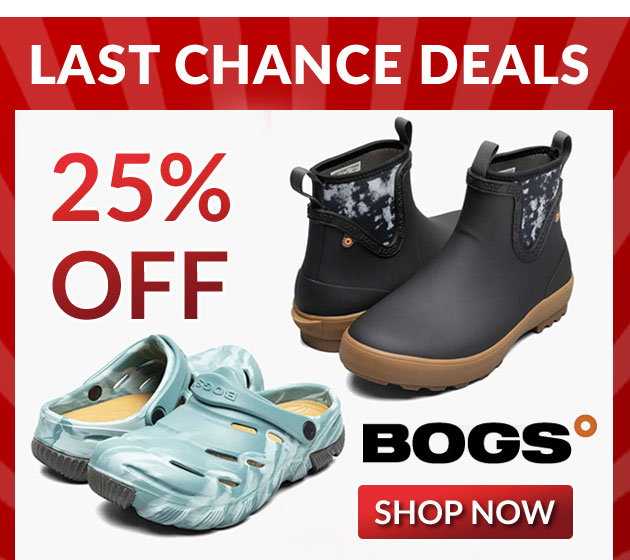 Bogs boots 25% off