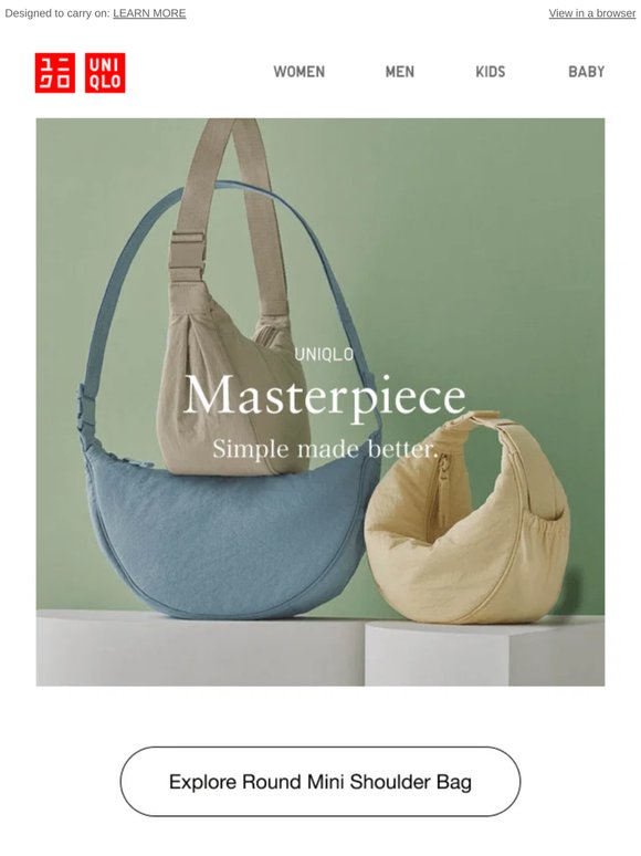 UNIQLO Masterpiece: Round Mini Shoulder Bag