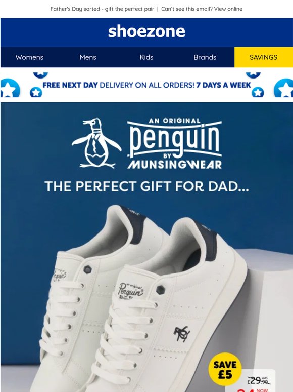 Up to £5 OFF selected Original Penguin casual shoes