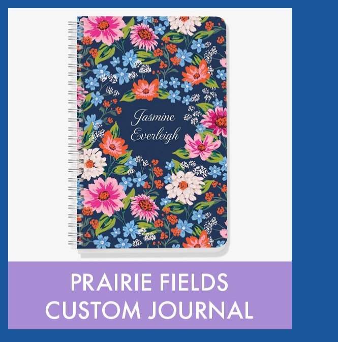 Prairie Fields Custom Journal