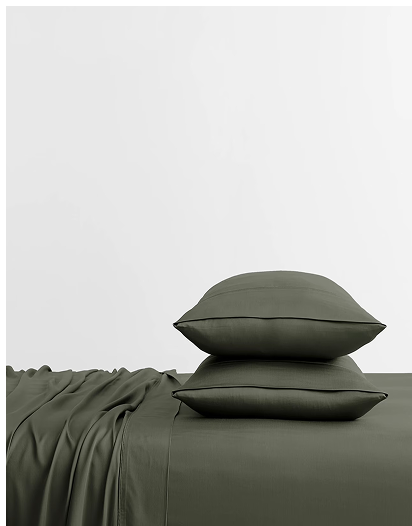 Laynie Viscose Bamboo Sheet Set - Moss
