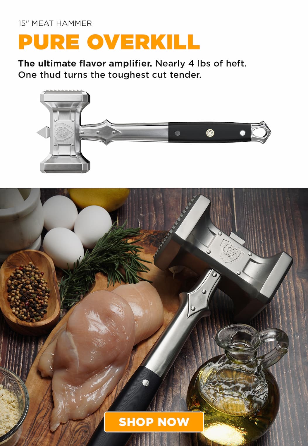 15" Meat Hammer