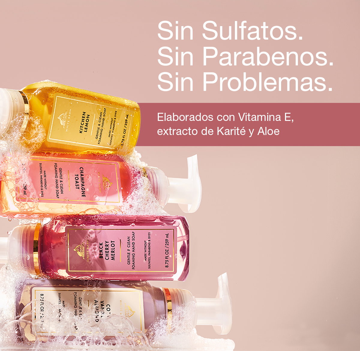 Todos los jabones para manos