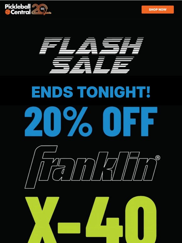 ⏰ Flash Sale Ends Tonight