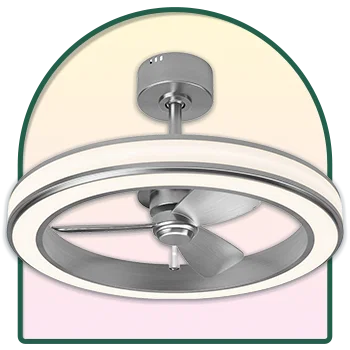 rotating light and ceiling fan