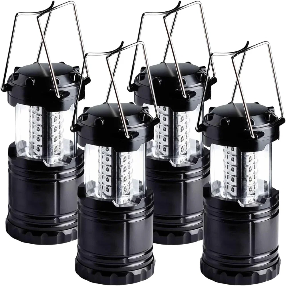 Collapsible Camping Lanterns - LED Battery Powered Emergency Light for Outdoor and Indoor Use