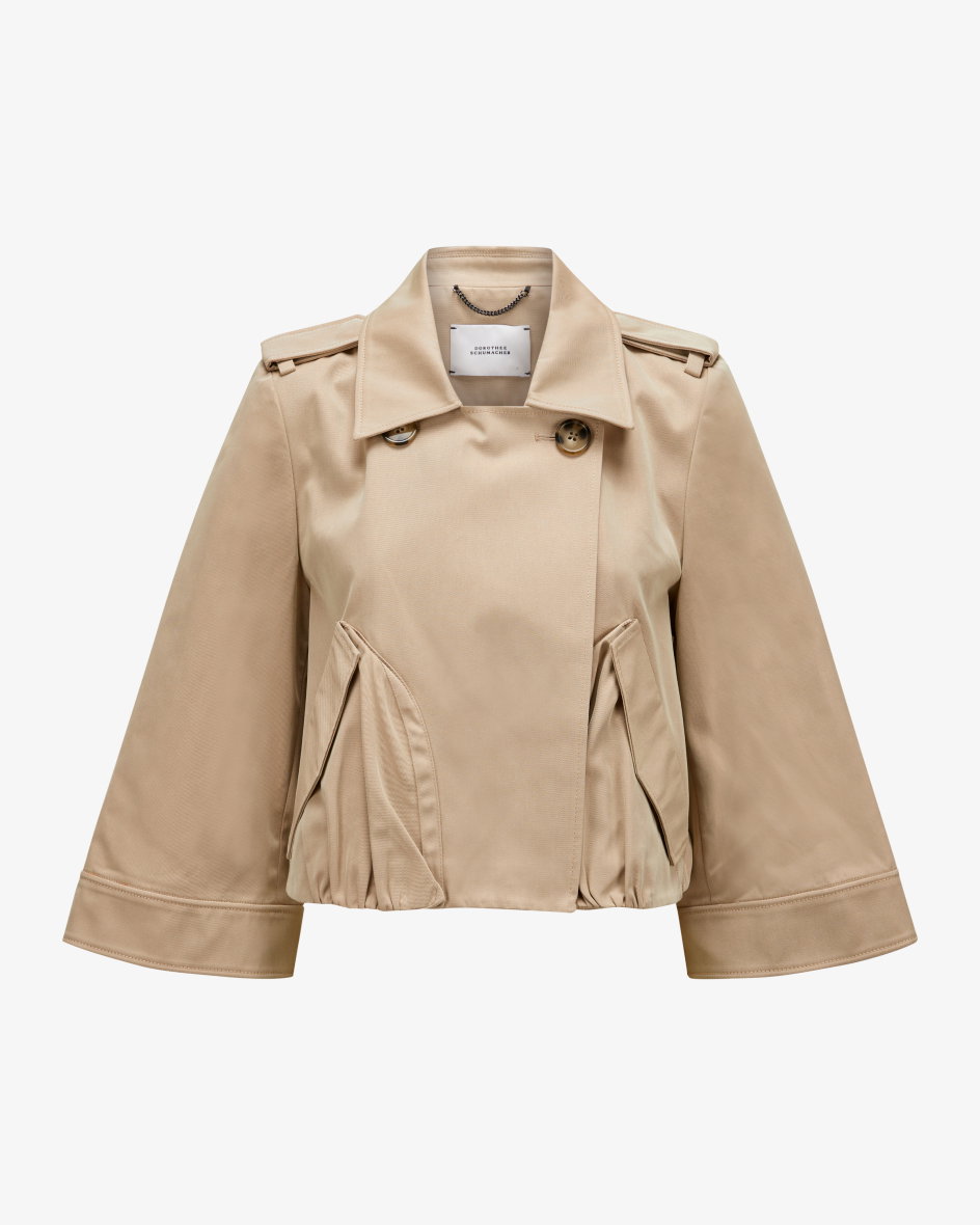 Jacke Luxury Layer aus Baumwoll-Mix