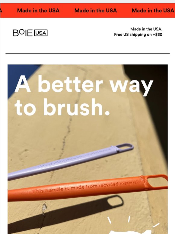 A Toothbrush made in the USA!