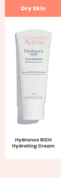 Dry Skin. Hydrance Rich hydrating cream