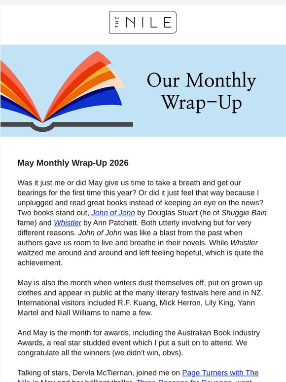 The Nile’s May Wrap-Up