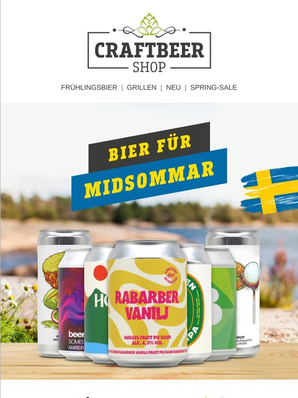 ☀️ Misommar feiern mit schwedischem Craftbeer