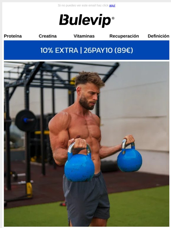 Cumple tus objetivos ahorrando un 10% EXTRA 🏋️