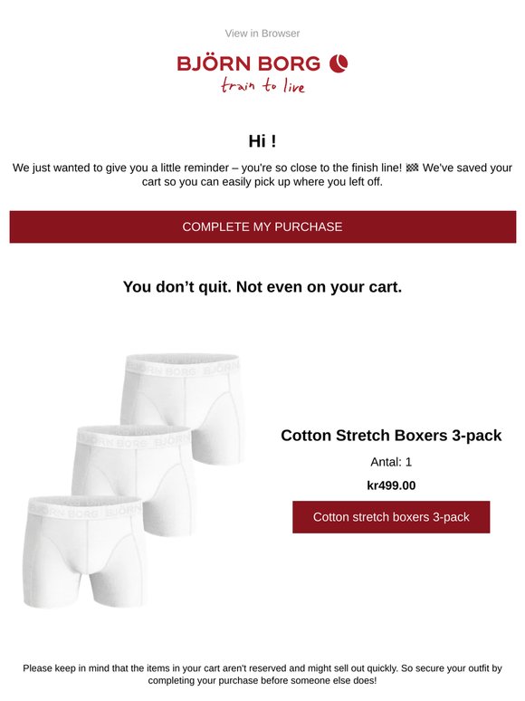 Complete your purchase before it's too late! 🛍️