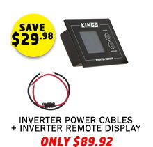 Premium Inverter Remote Display + Inverter Power Cables