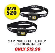 2 x Plus Lithium LED Headtorch